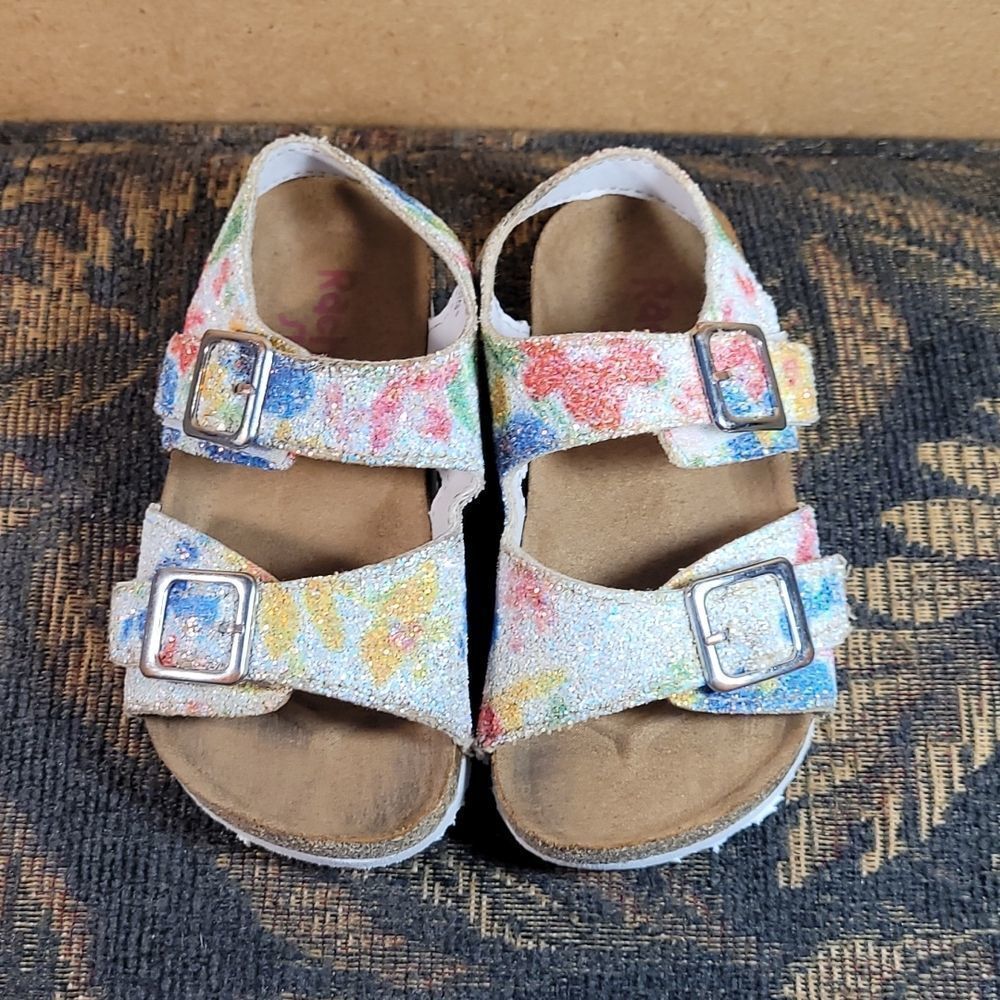 Rachel Shoes Girls Lil Jill Toddler Sandals- Size 8